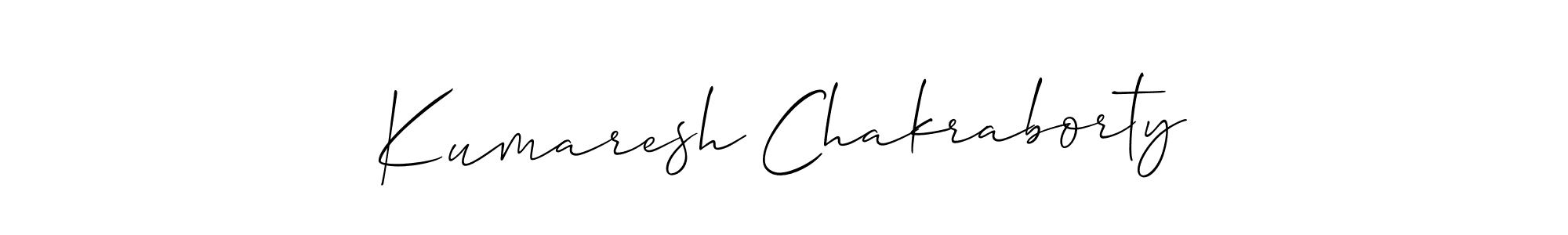 Make a beautiful signature design for name Kumaresh Chakraborty. Use this online signature maker to create a handwritten signature for free. Kumaresh Chakraborty signature style 2 images and pictures png