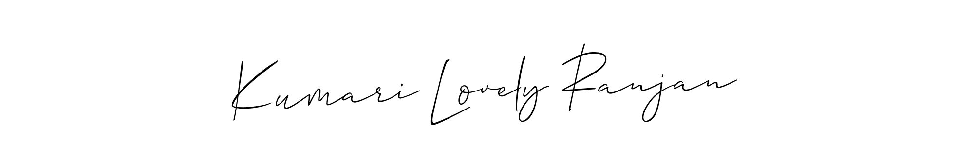 Make a beautiful signature design for name Kumari Lovely Ranjan. Use this online signature maker to create a handwritten signature for free. Kumari Lovely Ranjan signature style 2 images and pictures png