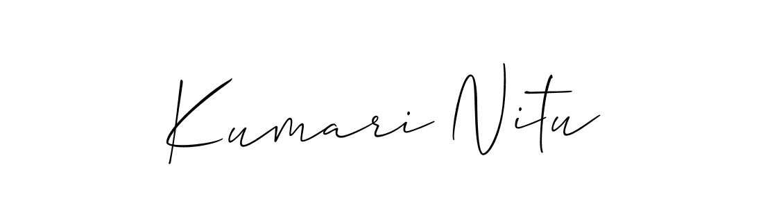 Once you've used our free online signature maker to create your best signature Allison_Script style, it's time to enjoy all of the benefits that Kumari Nitu name signing documents. Kumari Nitu signature style 2 images and pictures png