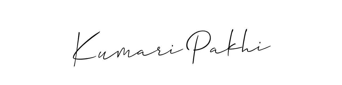 Kumari Pakhi stylish signature style. Best Handwritten Sign (Allison_Script) for my name. Handwritten Signature Collection Ideas for my name Kumari Pakhi. Kumari Pakhi signature style 2 images and pictures png