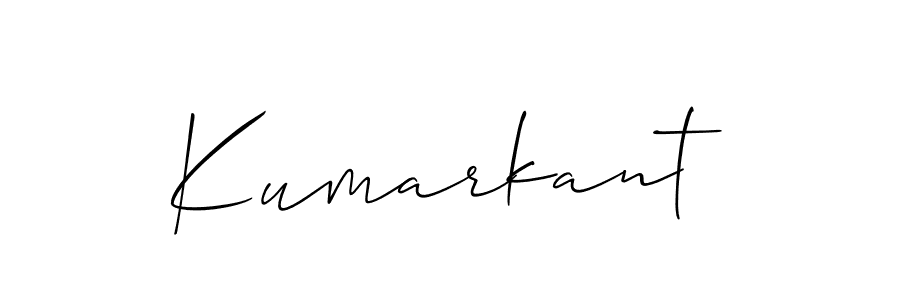 How to make Kumarkant name signature. Use Allison_Script style for creating short signs online. This is the latest handwritten sign. Kumarkant signature style 2 images and pictures png