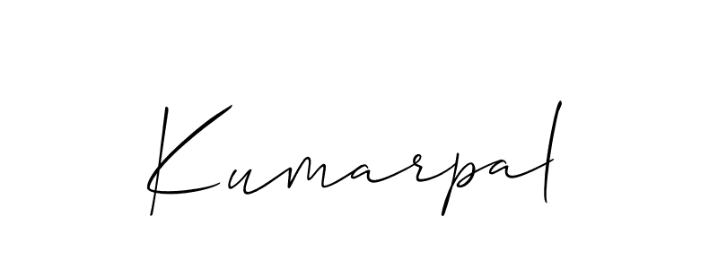 Design your own signature with our free online signature maker. With this signature software, you can create a handwritten (Allison_Script) signature for name Kumarpal. Kumarpal signature style 2 images and pictures png