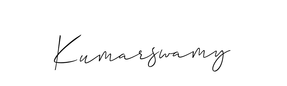Also You can easily find your signature by using the search form. We will create Kumarswamy name handwritten signature images for you free of cost using Allison_Script sign style. Kumarswamy signature style 2 images and pictures png