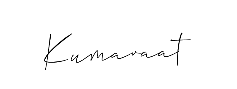 How to make Kumavaat name signature. Use Allison_Script style for creating short signs online. This is the latest handwritten sign. Kumavaat signature style 2 images and pictures png