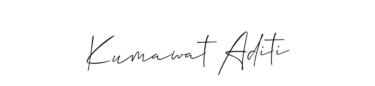 See photos of Kumawat Aditi official signature by Spectra . Check more albums & portfolios. Read reviews & check more about Allison_Script font. Kumawat Aditi signature style 2 images and pictures png