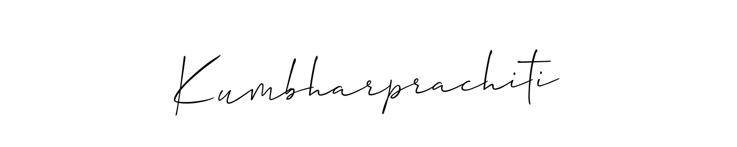 Make a short Kumbharprachiti signature style. Manage your documents anywhere anytime using Allison_Script. Create and add eSignatures, submit forms, share and send files easily. Kumbharprachiti signature style 2 images and pictures png