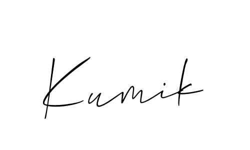 You can use this online signature creator to create a handwritten signature for the name Kumik. This is the best online autograph maker. Kumik signature style 2 images and pictures png