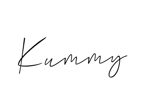 if you are searching for the best signature style for your name Kummy. so please give up your signature search. here we have designed multiple signature styles  using Allison_Script. Kummy signature style 2 images and pictures png