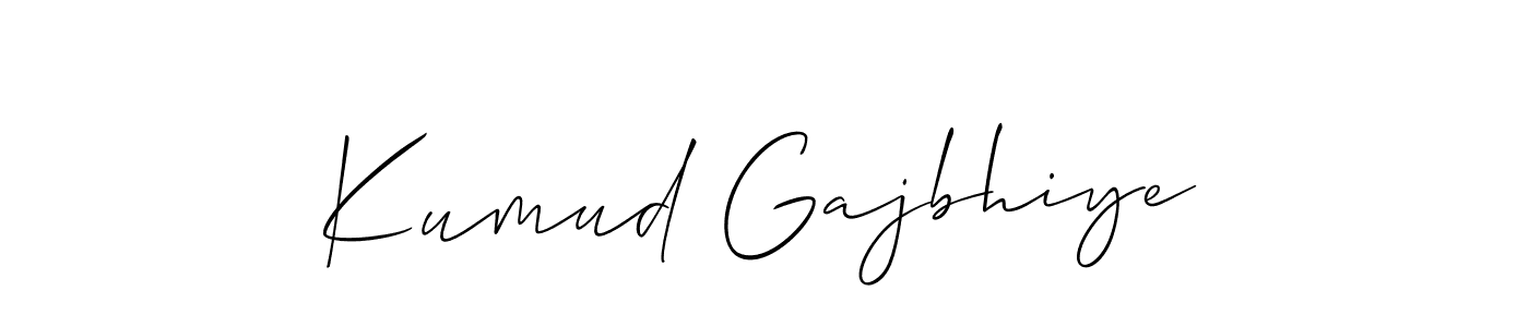 Make a beautiful signature design for name Kumud Gajbhiye. Use this online signature maker to create a handwritten signature for free. Kumud Gajbhiye signature style 2 images and pictures png