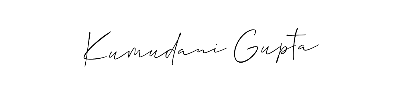 See photos of Kumudani Gupta official signature by Spectra . Check more albums & portfolios. Read reviews & check more about Allison_Script font. Kumudani Gupta signature style 2 images and pictures png