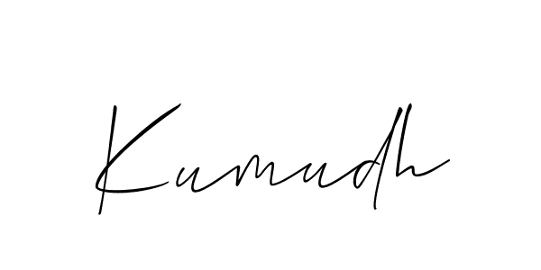 Best and Professional Signature Style for Kumudh. Allison_Script Best Signature Style Collection. Kumudh signature style 2 images and pictures png