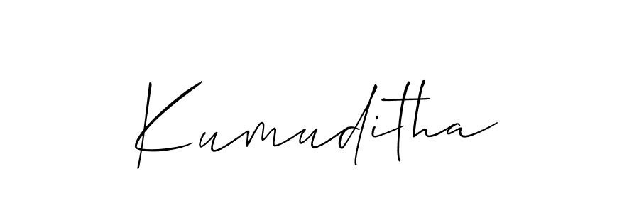 It looks lik you need a new signature style for name Kumuditha. Design unique handwritten (Allison_Script) signature with our free signature maker in just a few clicks. Kumuditha signature style 2 images and pictures png