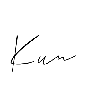 You can use this online signature creator to create a handwritten signature for the name Kun. This is the best online autograph maker. Kun signature style 2 images and pictures png