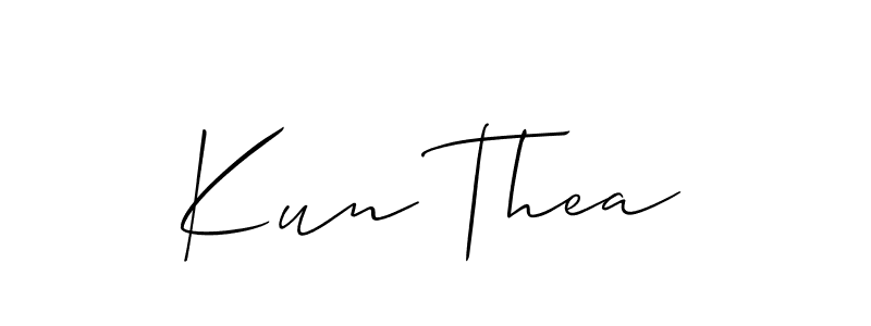 You can use this online signature creator to create a handwritten signature for the name Kun Thea. This is the best online autograph maker. Kun Thea signature style 2 images and pictures png