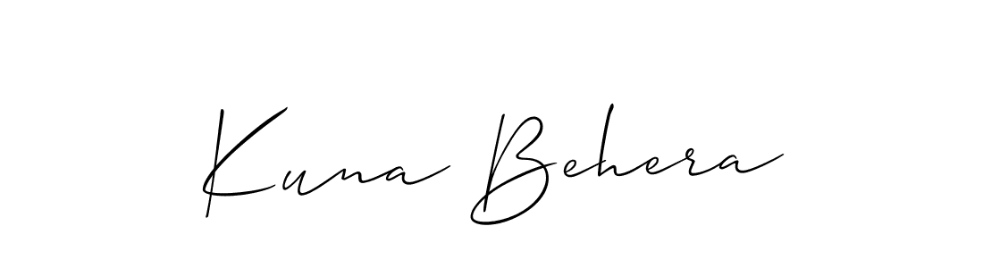 Make a beautiful signature design for name Kuna Behera. Use this online signature maker to create a handwritten signature for free. Kuna Behera signature style 2 images and pictures png