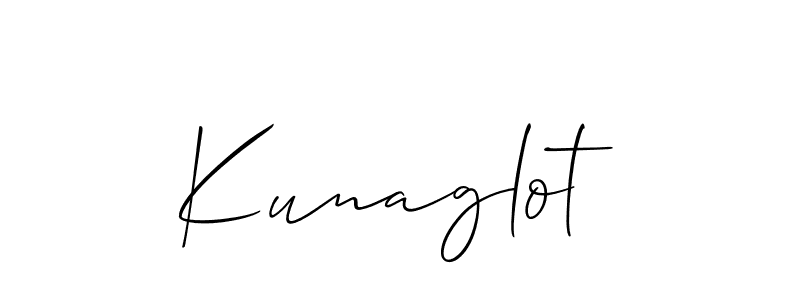 Similarly Allison_Script is the best handwritten signature design. Signature creator online .You can use it as an online autograph creator for name Kunaglot. Kunaglot signature style 2 images and pictures png