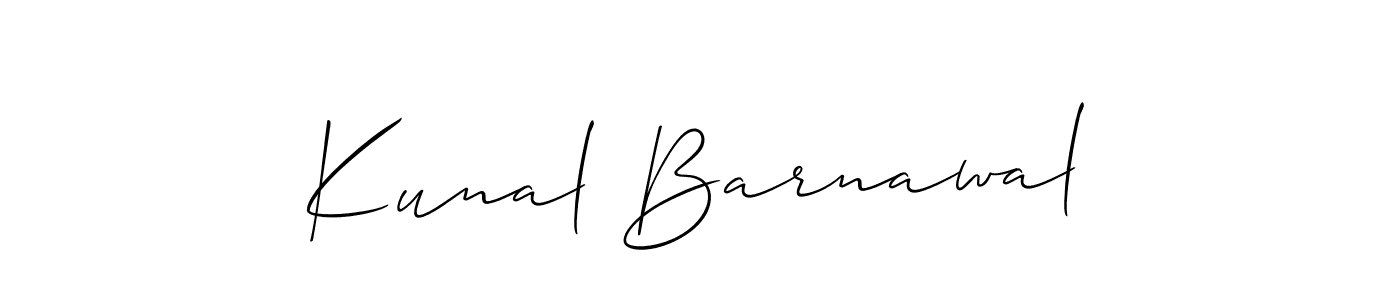 Make a beautiful signature design for name Kunal Barnawal. Use this online signature maker to create a handwritten signature for free. Kunal Barnawal signature style 2 images and pictures png