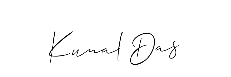 Also You can easily find your signature by using the search form. We will create Kunal Das name handwritten signature images for you free of cost using Allison_Script sign style. Kunal Das signature style 2 images and pictures png