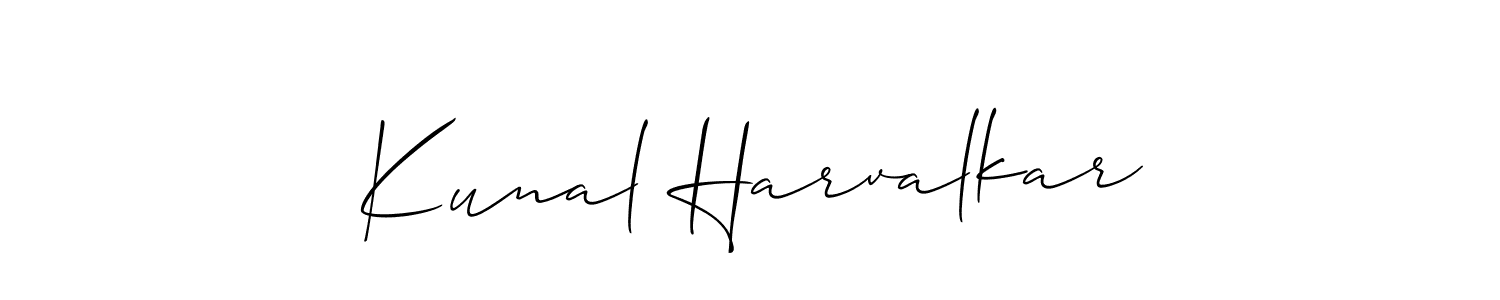 Here are the top 10 professional signature styles for the name Kunal Harvalkar. These are the best autograph styles you can use for your name. Kunal Harvalkar signature style 2 images and pictures png