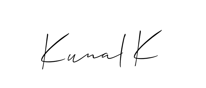 You can use this online signature creator to create a handwritten signature for the name Kunal K. This is the best online autograph maker. Kunal K signature style 2 images and pictures png