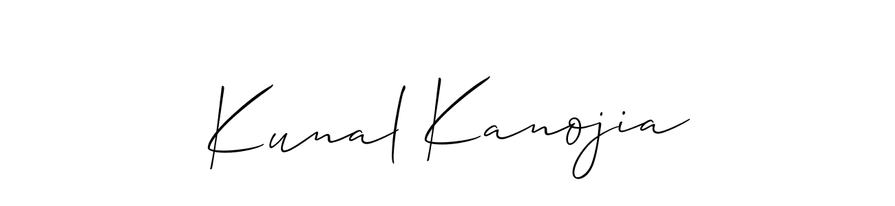 if you are searching for the best signature style for your name Kunal Kanojia. so please give up your signature search. here we have designed multiple signature styles  using Allison_Script. Kunal Kanojia signature style 2 images and pictures png