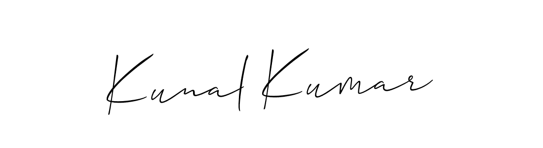 It looks lik you need a new signature style for name Kunal Kumar. Design unique handwritten (Allison_Script) signature with our free signature maker in just a few clicks. Kunal Kumar signature style 2 images and pictures png