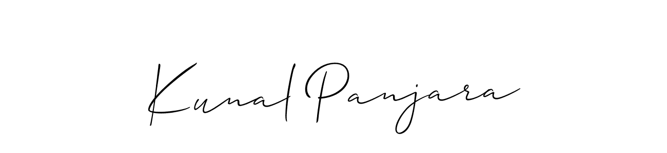 Make a beautiful signature design for name Kunal Panjara. Use this online signature maker to create a handwritten signature for free. Kunal Panjara signature style 2 images and pictures png