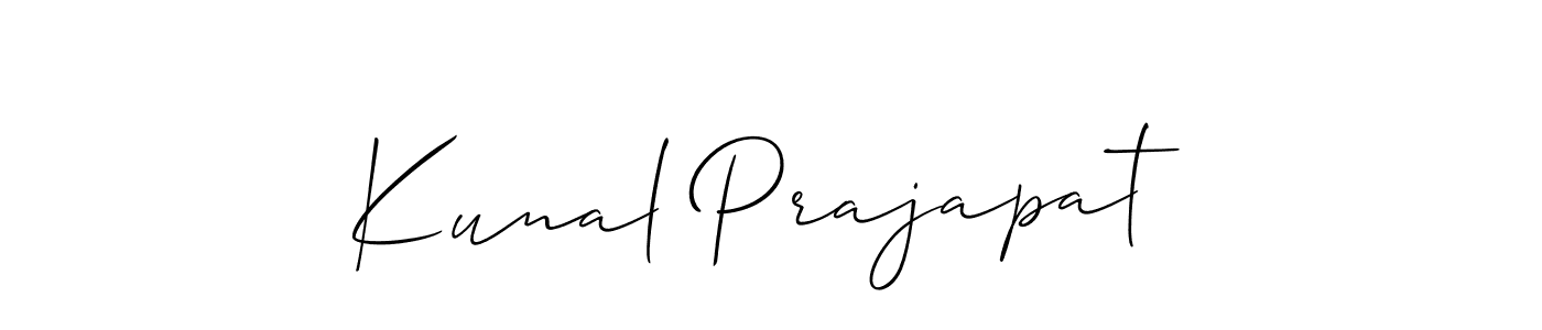 Make a beautiful signature design for name Kunal Prajapat. Use this online signature maker to create a handwritten signature for free. Kunal Prajapat signature style 2 images and pictures png