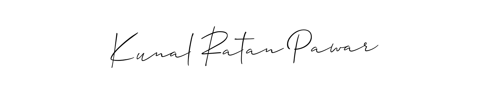 How to Draw Kunal Ratan Pawar signature style? Allison_Script is a latest design signature styles for name Kunal Ratan Pawar. Kunal Ratan Pawar signature style 2 images and pictures png