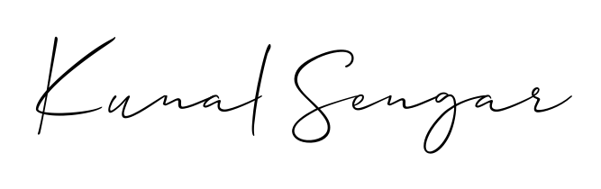 A dynamic signature style for Kunal Sengar using Allison_Script script. Designed to look authentic, handwritten, and professional. Kunal Sengar signature style 2 images and pictures png