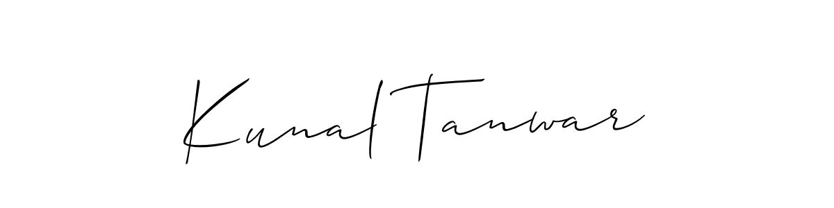 Make a beautiful signature design for name Kunal Tanwar. Use this online signature maker to create a handwritten signature for free. Kunal Tanwar signature style 2 images and pictures png