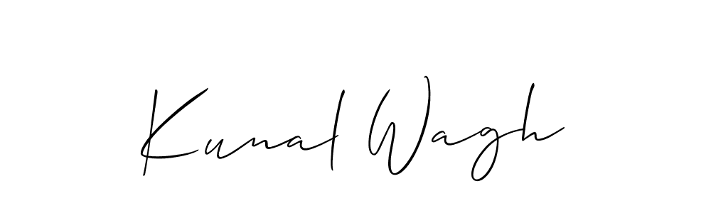 Make a beautiful signature design for name Kunal Wagh. Use this online signature maker to create a handwritten signature for free. Kunal Wagh signature style 2 images and pictures png