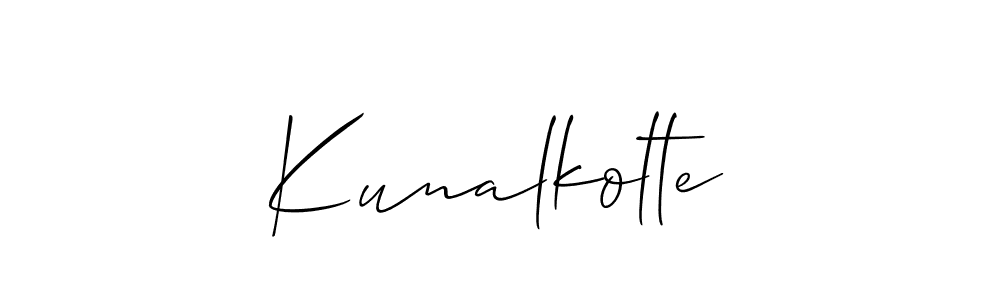 Kunalkolte stylish signature style. Best Handwritten Sign (Allison_Script) for my name. Handwritten Signature Collection Ideas for my name Kunalkolte. Kunalkolte signature style 2 images and pictures png