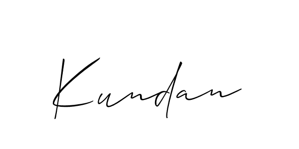 Similarly Allison_Script is the best handwritten signature design. Signature creator online .You can use it as an online autograph creator for name Kundan. Kundan signature style 2 images and pictures png