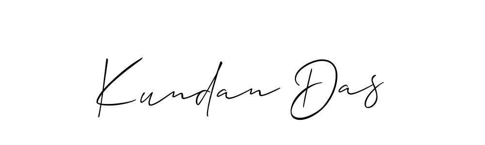 Also we have Kundan Das name is the best signature style. Create professional handwritten signature collection using Allison_Script autograph style. Kundan Das signature style 2 images and pictures png