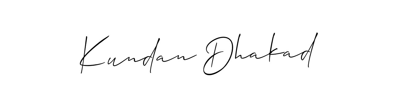You can use this online signature creator to create a handwritten signature for the name Kundan Dhakad. This is the best online autograph maker. Kundan Dhakad signature style 2 images and pictures png