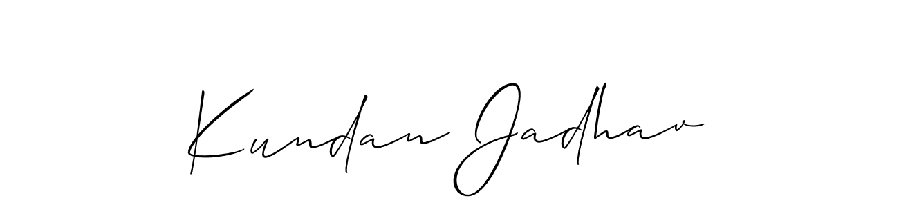 Here are the top 10 professional signature styles for the name Kundan Jadhav. These are the best autograph styles you can use for your name. Kundan Jadhav signature style 2 images and pictures png