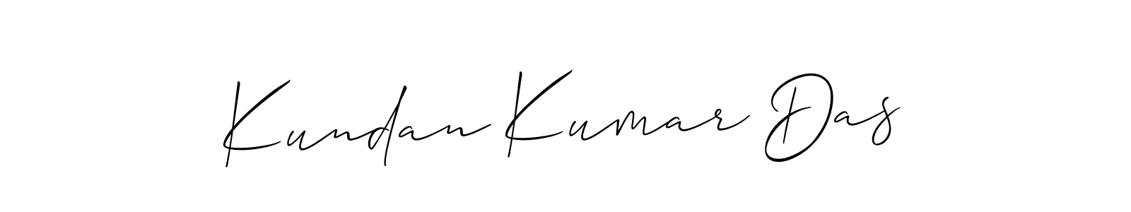 How to make Kundan Kumar Das signature? Allison_Script is a professional autograph style. Create handwritten signature for Kundan Kumar Das name. Kundan Kumar Das signature style 2 images and pictures png