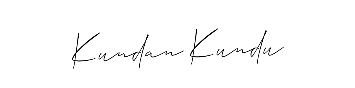 Make a beautiful signature design for name Kundan Kundu. Use this online signature maker to create a handwritten signature for free. Kundan Kundu signature style 2 images and pictures png