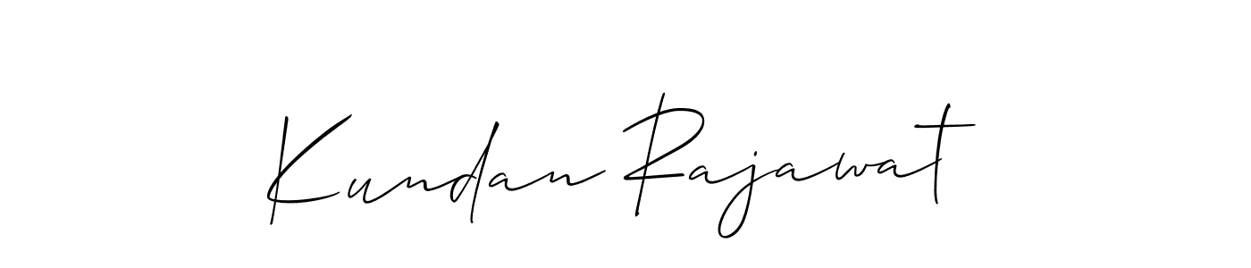 How to Draw Kundan Rajawat signature style? Allison_Script is a latest design signature styles for name Kundan Rajawat. Kundan Rajawat signature style 2 images and pictures png