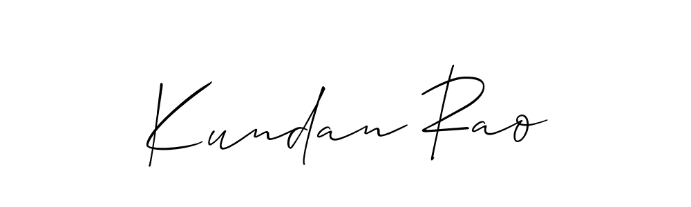 Make a short Kundan Rao signature style. Manage your documents anywhere anytime using Allison_Script. Create and add eSignatures, submit forms, share and send files easily. Kundan Rao signature style 2 images and pictures png