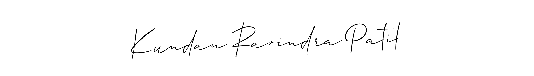 Create a beautiful signature design for name Kundan Ravindra Patil. With this signature (Allison_Script) fonts, you can make a handwritten signature for free. Kundan Ravindra Patil signature style 2 images and pictures png