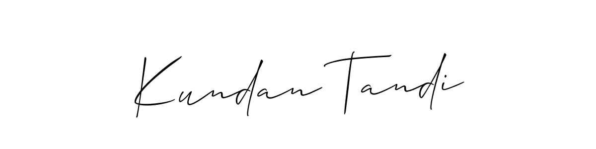 Once you've used our free online signature maker to create your best signature Allison_Script style, it's time to enjoy all of the benefits that Kundan Tandi name signing documents. Kundan Tandi signature style 2 images and pictures png
