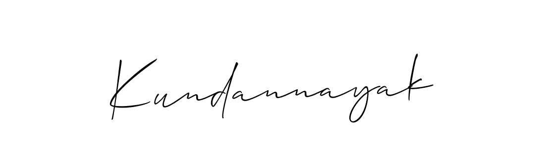 Make a beautiful signature design for name Kundannayak. With this signature (Allison_Script) style, you can create a handwritten signature for free. Kundannayak signature style 2 images and pictures png
