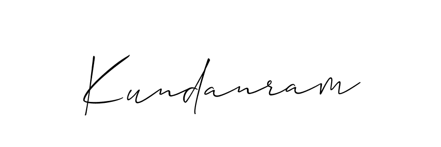 It looks lik you need a new signature style for name Kundanram. Design unique handwritten (Allison_Script) signature with our free signature maker in just a few clicks. Kundanram signature style 2 images and pictures png
