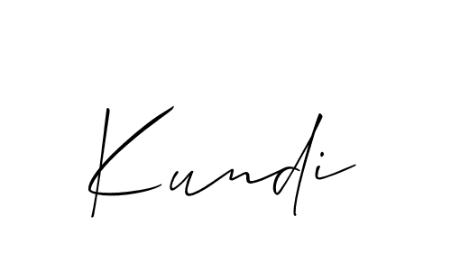 The best way (Allison_Script) to make a short signature is to pick only two or three words in your name. The name Kundi include a total of six letters. For converting this name. Kundi signature style 2 images and pictures png