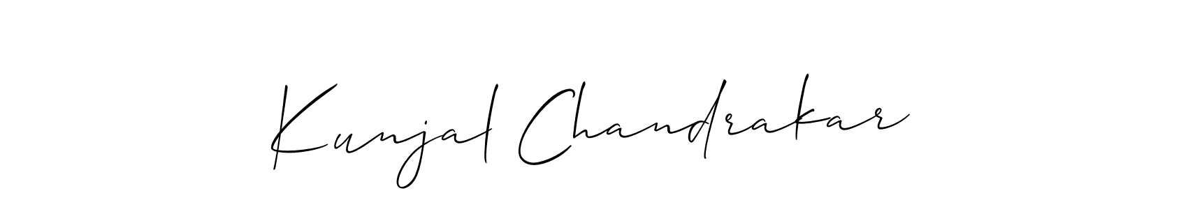 See photos of Kunjal Chandrakar official signature by Spectra . Check more albums & portfolios. Read reviews & check more about Allison_Script font. Kunjal Chandrakar signature style 2 images and pictures png