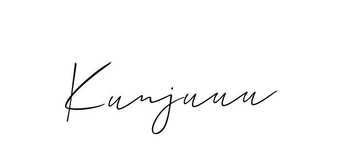Check out images of Autograph of Kunjuuu name. Actor Kunjuuu Signature Style. Allison_Script is a professional sign style online. Kunjuuu signature style 2 images and pictures png