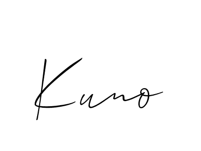 Make a short Kuno signature style. Manage your documents anywhere anytime using Allison_Script. Create and add eSignatures, submit forms, share and send files easily. Kuno signature style 2 images and pictures png