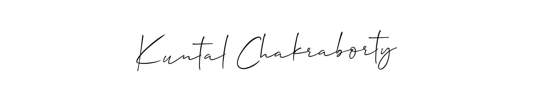 You can use this online signature creator to create a handwritten signature for the name Kuntal Chakraborty. This is the best online autograph maker. Kuntal Chakraborty signature style 2 images and pictures png